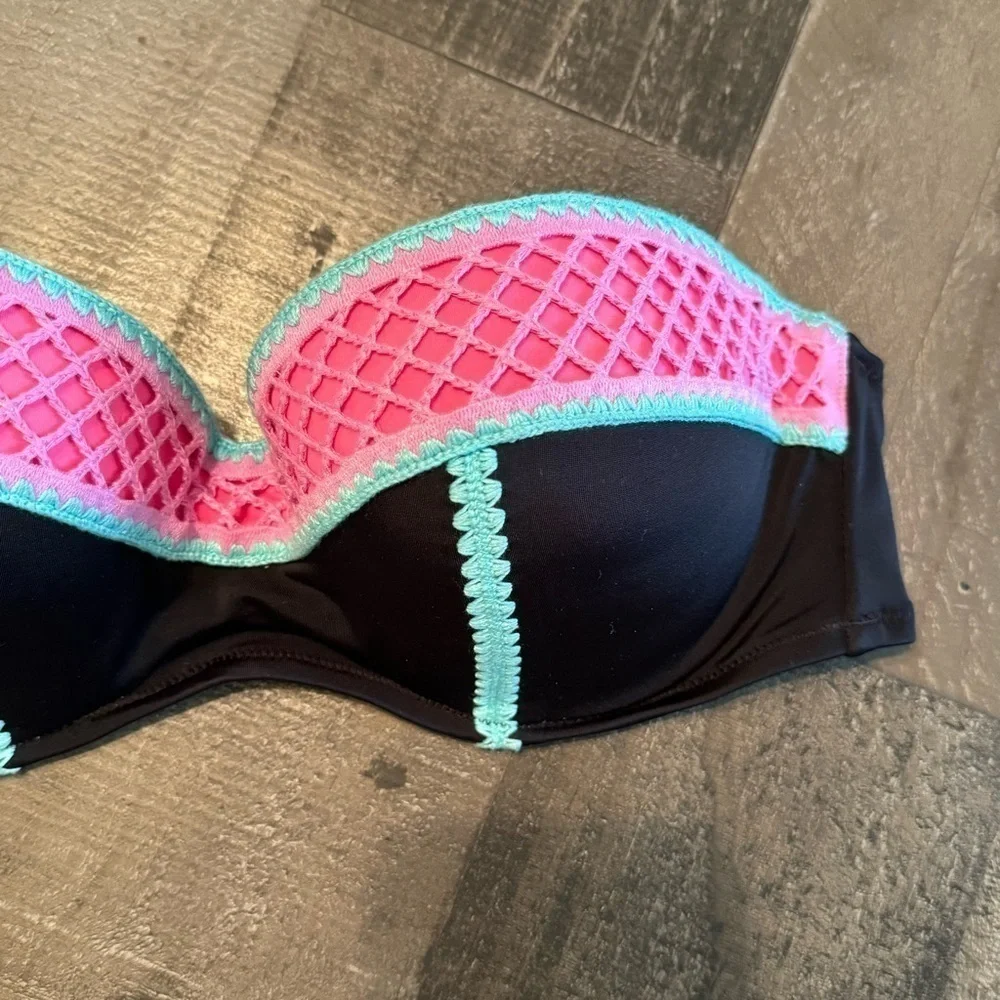 NWOT Shade & Shore Bandeau Bikini Top size 38C